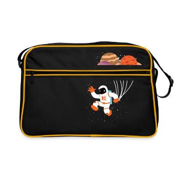 Space Astronaut - Retro Bag - black/gold - Front