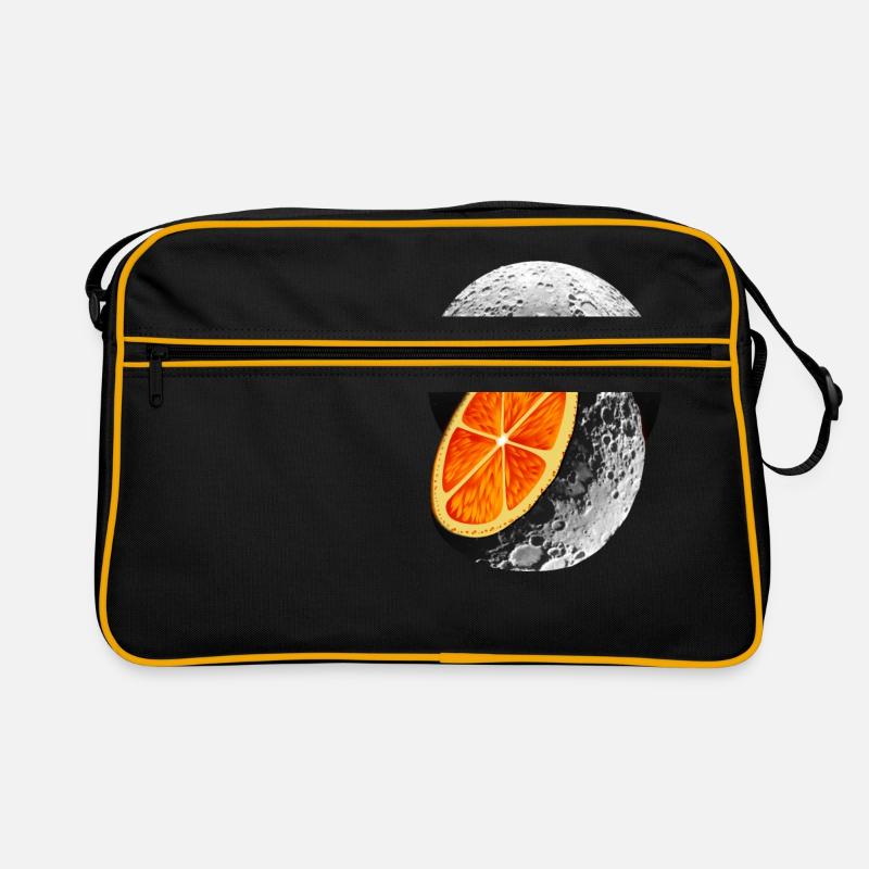 Mond Orange Retro Tasche