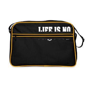 La vie n'est pas Pony Farm - Sac Retro - noir/or - Devant