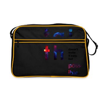 univers - Sac Retro - noir/or - Devant