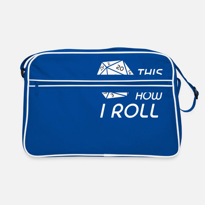 RPG Dice RPG jeu de société Nerd cadeau Sac Retro