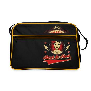 Rockabilly Rock & Roll - Sac Retro - noir/or - Devant