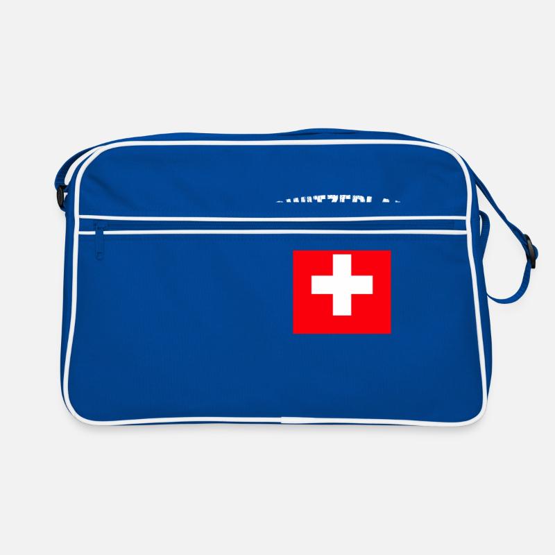 Schweiz Schweizer Flagge Schweizerkreuz Geschenk Retro Tasche