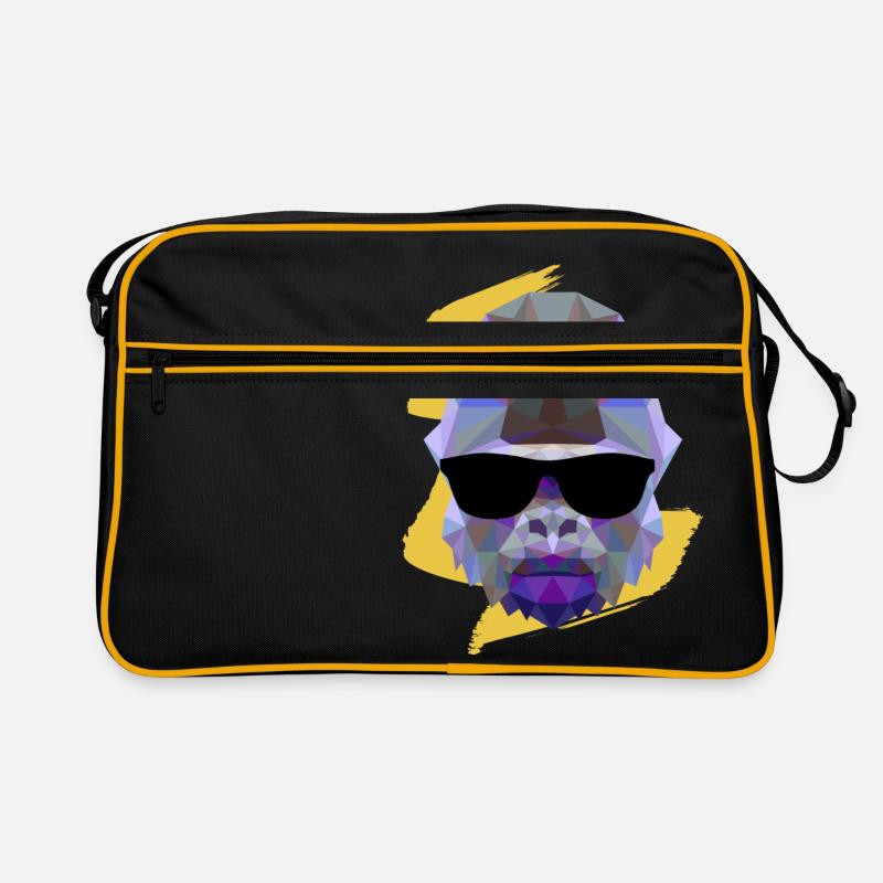 Gorilla - Tiere Retro Tasche