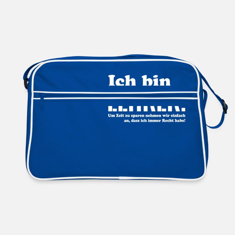 Ich bin Lehrer Retro Tasche
