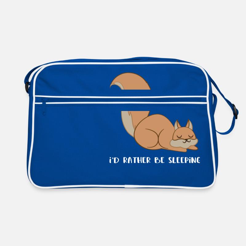 Eichhörnchen - Eichhörnchenfan - Schlafen Retro Tasche