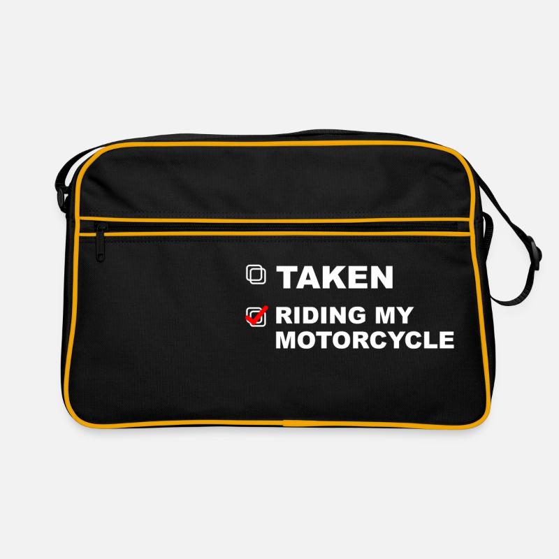Célibataire, pardon, moto! - Cadeau Sac Retro
