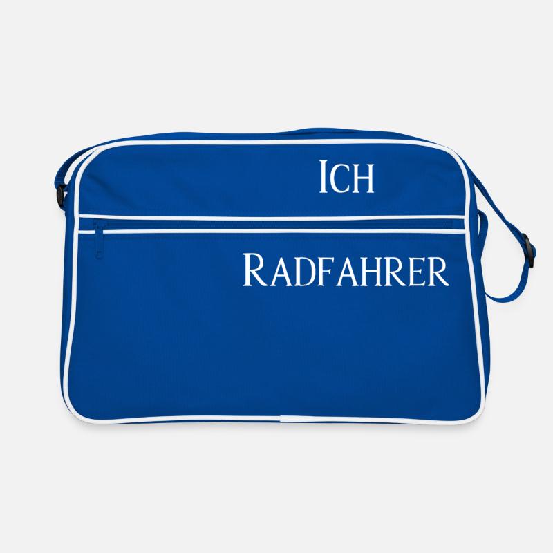 Ich hasse Radfahrer Retro Tasche