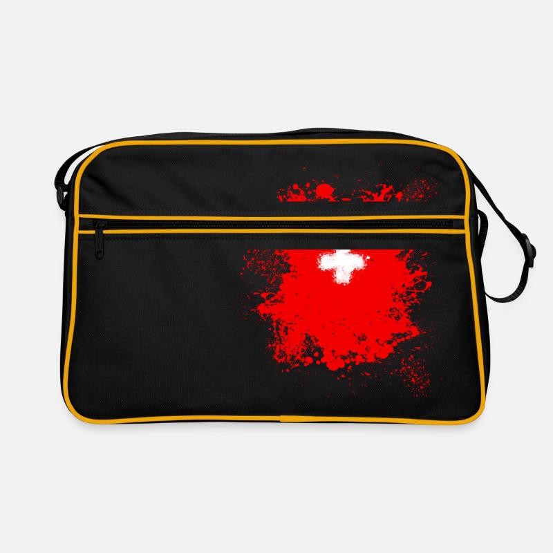 Schweiz Schweizer 1.August Stolz Geschenk Retro Tasche