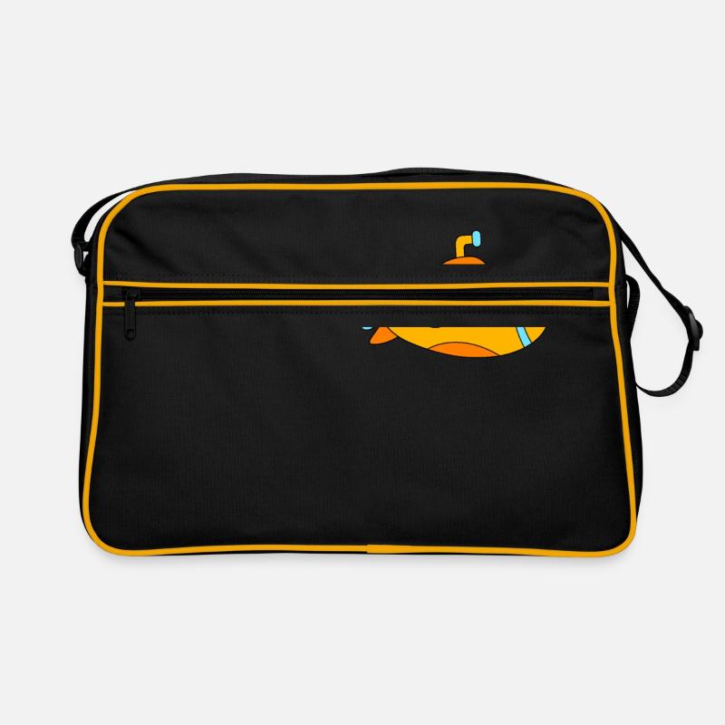U-Boot - Retro Tasche - Schwarz/Gold