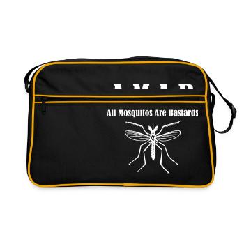 All Mosquitos are Bastards A.M.A.B - Retro Bag - black/gold - Front