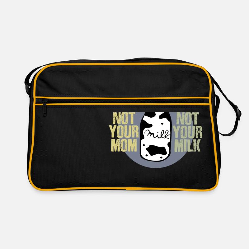 Pas votre lait Sac Retro