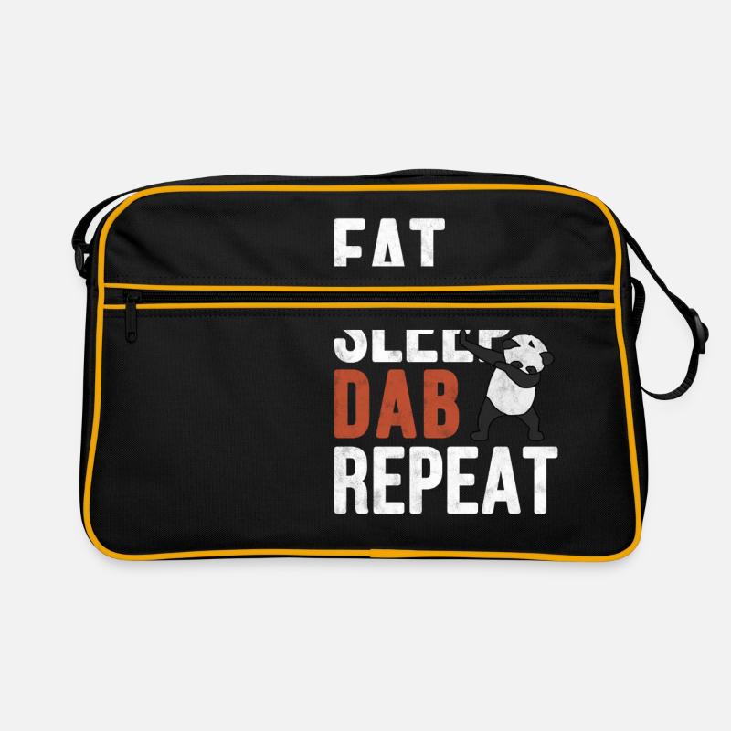 Manger sommeil tamponner cadeau répéter Sac Retro