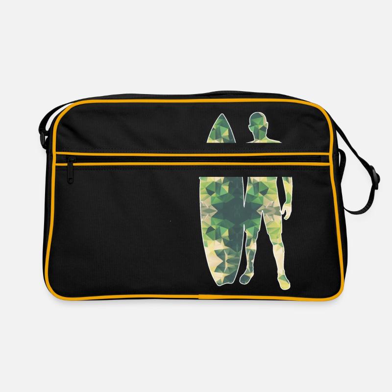 Polygone surfeur vert Sac Retro
