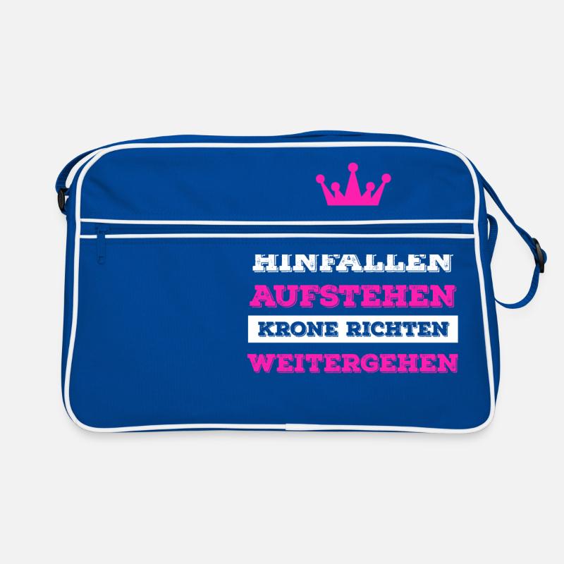 Tomber debout Debout la couronne Sac Retro