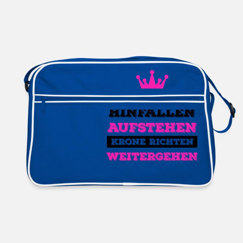 Tomber debout Debout la couronne Sac Retro
