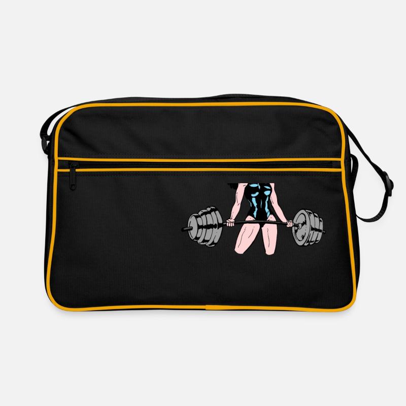 Frauen Krafttraining Retro Tasche
