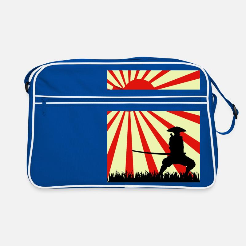 Mond Scheibe Samurai Retro Tasche