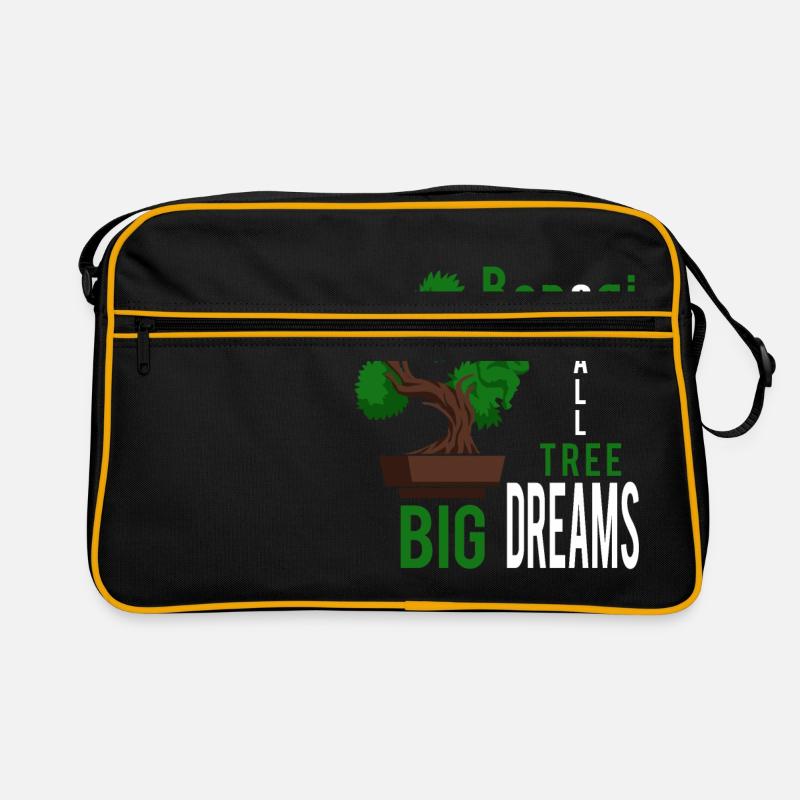 Small Tree Big Dreams-Bonsai Gärtner Geschenk Retro Tasche
