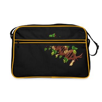 Craft beer DNA hop malt for home brewers - Retro Bag - black/gold - Front