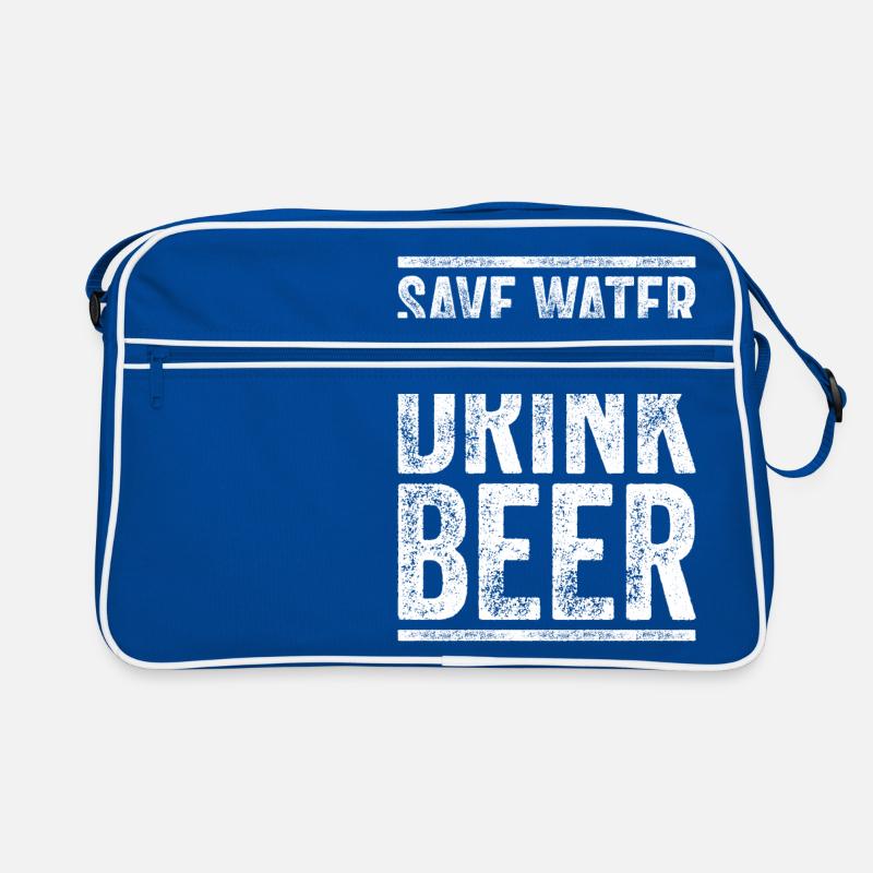 Cadeau de déclaration de bière de boisson d’eau de rechange Sac Retro