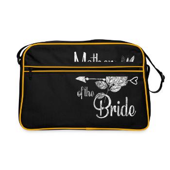 Mère de la mariée cadeau mère de la mariée - Sac Retro - noir/or - Devant