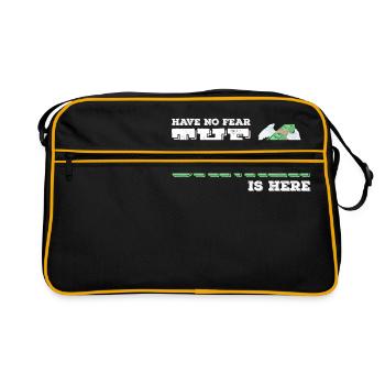 Banque Banker Banker Banker Bank Idée cadeau - Sac Retro - noir/or - Devant