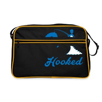 Hooked - rumble - Retro Bag - black/gold - Front