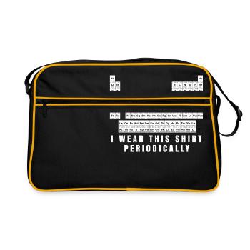 Je porte cette chemise Périodiquement Periodic Table Tea - Sac Retro - noir/or - Devant