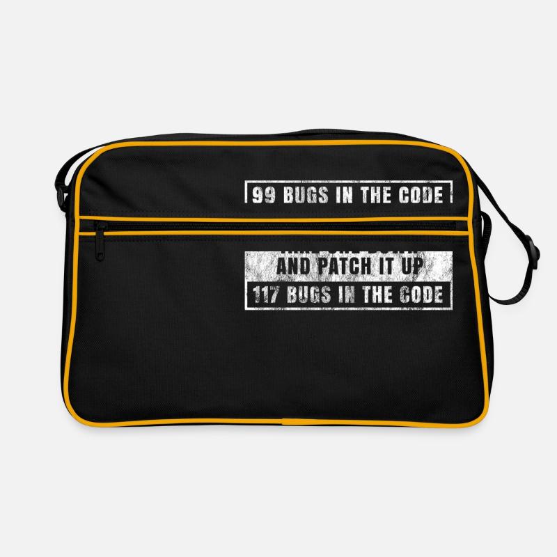 Programmierer Shirt Programmieren Sprüche Nerd Retro Tasche