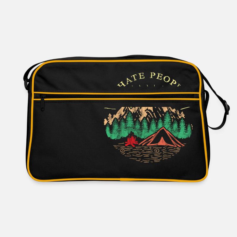 I Hate People - I hate people gift nature Retro Bag