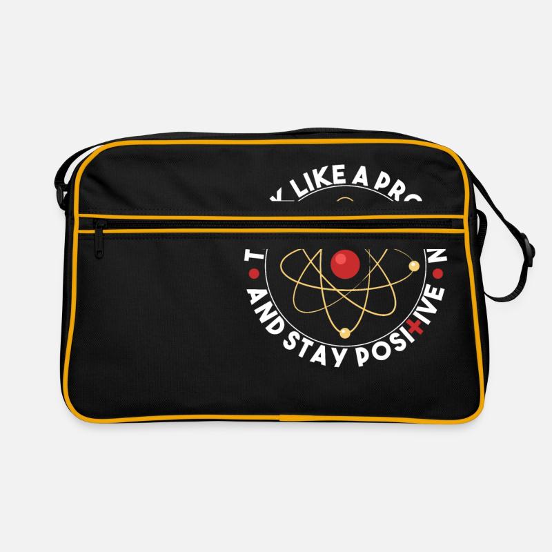 Pensez comme un proton et restez positif Science Sac Retro