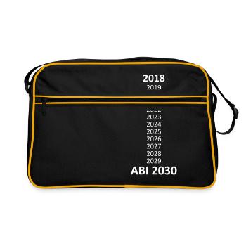 Abi 2030 Scolarisation - Sac Retro - noir/or - Devant