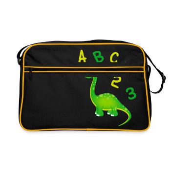 Back to school 1st class enrollment - Retro Bag - black/gold - Front