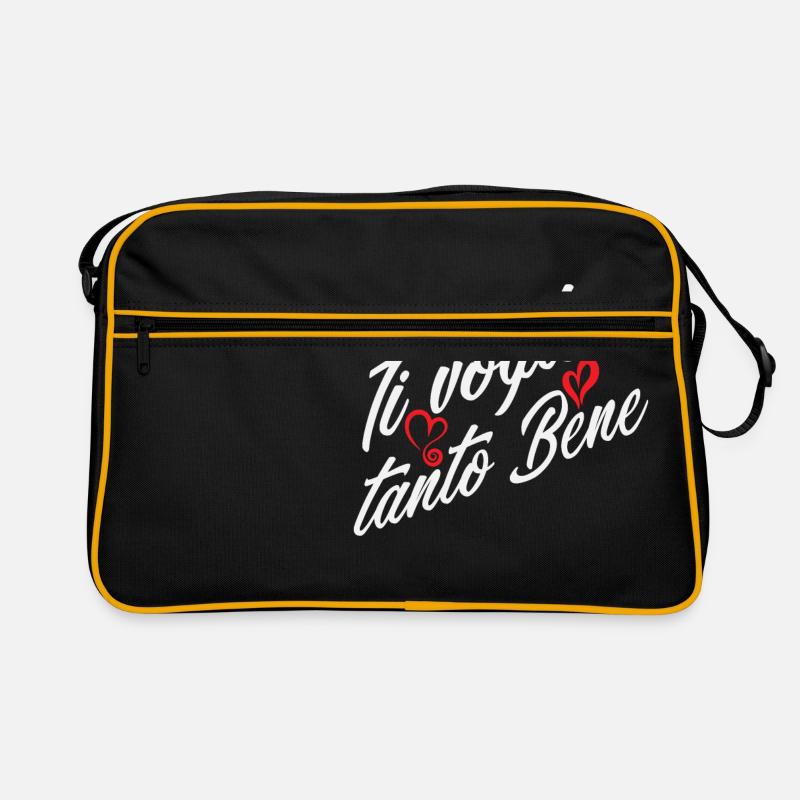 Ich liebe Dich Liebe Italienisch Retro Tasche