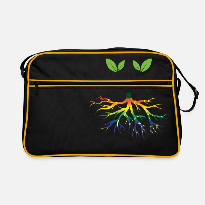 Nature - Rainbow - Conservation - Roots Retro Bag