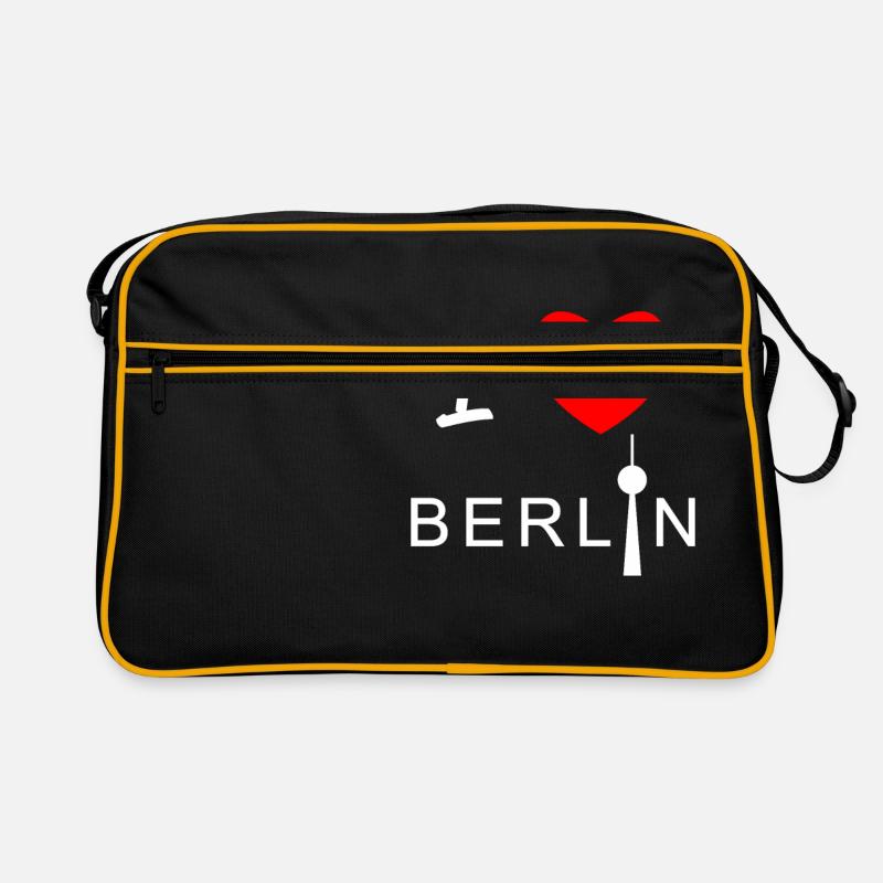 J'aime le cadeau de conception de chemise de Berlin Sac Retro