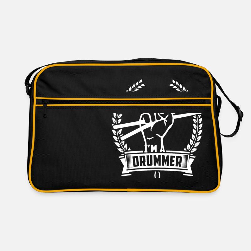 Gift drummer drummer drummer Retro Bag