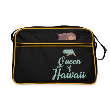 Reine d’Hawaï - Sac Retro - noir/or - Devant