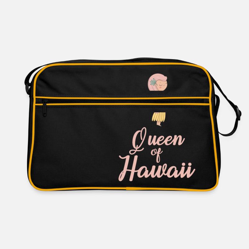 Hawaii Blumenmädchen Retro Tasche