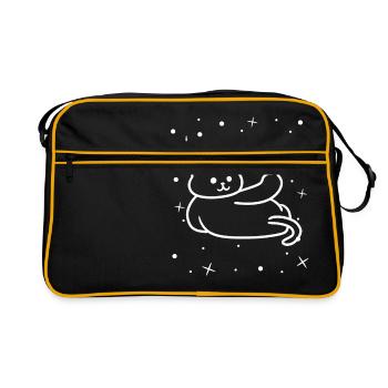 Fuck you fuck you shirt - Retro Bag - black/gold - Front