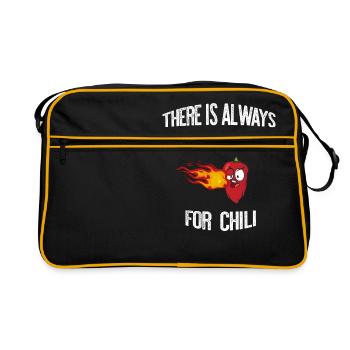 Raison chili toujours habanero cadeau idée cadeau - Sac Retro - noir/or - Devant