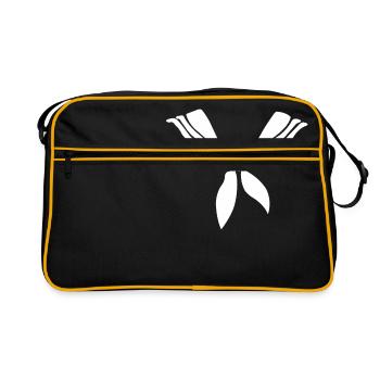 Sailor Ribbon Gift Sailor Shirt - Sac Retro - noir/or - Devant
