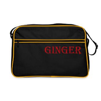 Ginger - Retro Bag - black/gold - Front