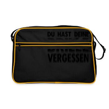 Pas de lunettes - Sac Retro - noir/or - Devant