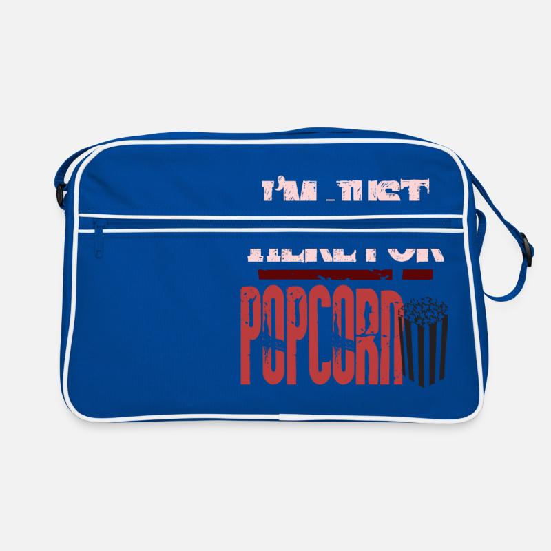 I'm just here for Popcorn Retro Tasche