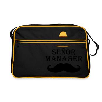 Senor Manager Señor Management Mexico - Retro Bag - black/gold - Front