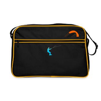 kitesurfer - Sac Retro - noir/or - Devant
