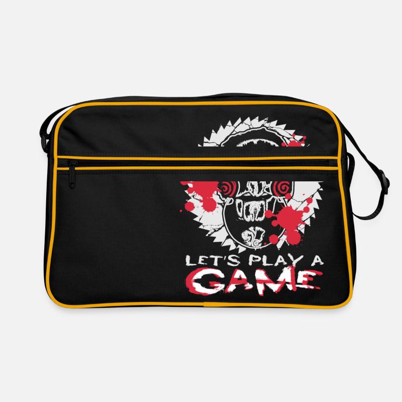 Horror doll, gift, horror, game, horror clown Retro Bag