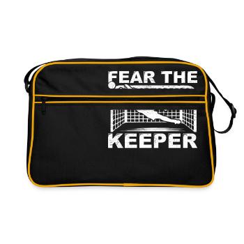 Goalkeeper Goalkeeper Soccer Parade Penalty Gift - Retro Bag - black/gold - Front